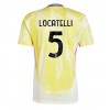 Juventus Manuel Locatelli #5 Bortedrakt 2024-25 Kortermet